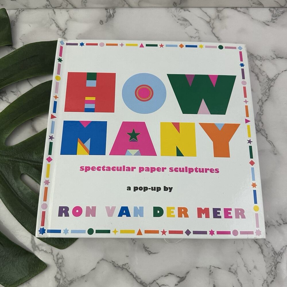 How Many Spectacular Paper Sculptures Pop Up Book Ron Van Der Meer 2007